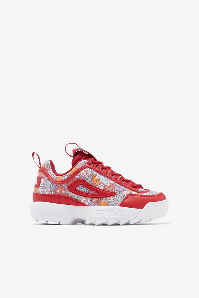 Fila Sneakers Disruptor 2 Valentine's Day Kids Red/White - India PWU-609317